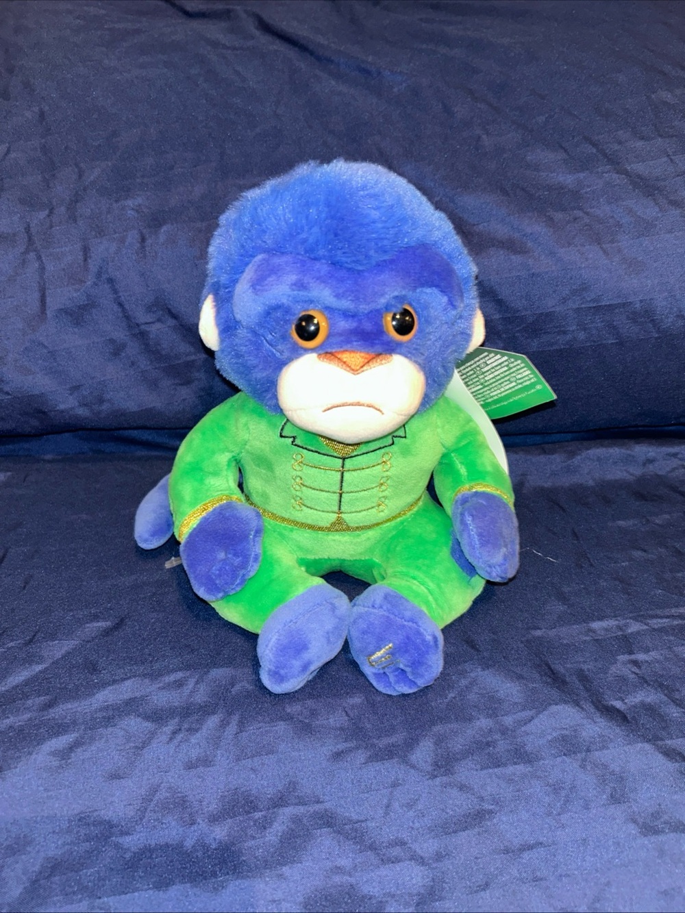 Ty Plush Blue and Green Monkey
